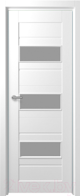 Дверь межкомнатная Fix F-5 70x200 (сатинато белое/белый)