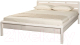 Миниатюра изображения товара Двуспальная кровать Dipriz Мадейра Д 8146 (белый воск)