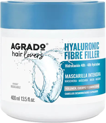Маска для волос Agrado Hyaluronic Fibre Filler Intensive Mask (400мл) - 