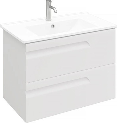 Тумба под умывальник Laparet Atlas 80 / LA-WCAB-80-122 (белый матовый) - 