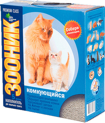 

Наполнитель для туалета, Люкс. Комкующийся / 06240