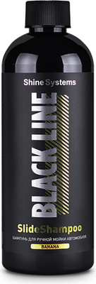Автошампунь Shine Systems Black Line SlideShampoo Banana / SSBL985 (400мл) - 