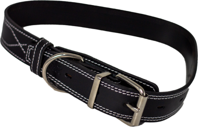 Ошейник ZOONIK Премиум классик / 10132-1 (черный) -