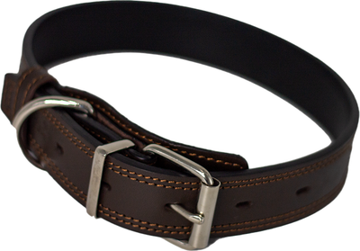 Ошейник ZOONIK Премиум классик / 10132-2 (коричневый) -