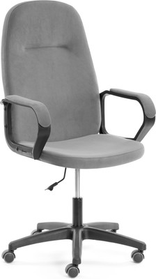 Кресло офисное Tetchair Leader 22 (велюр, серый) -