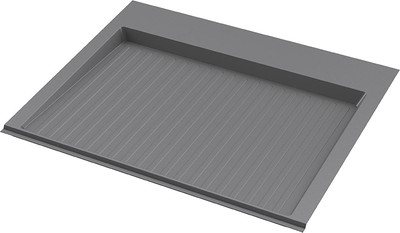 Поддон в шкаф под мойку Starax S-2263-G (серый) - 