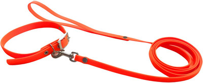 Ошейник с поводком ZOONIK 13620-01 (оранжевый) - 