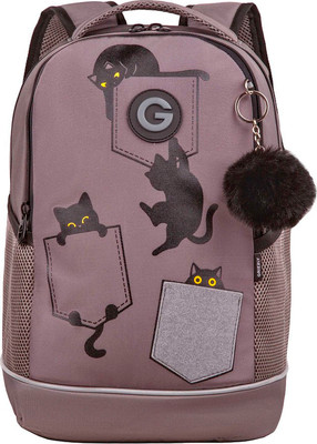 Школьный рюкзак Grizzly RG-663-2 (серый) - 