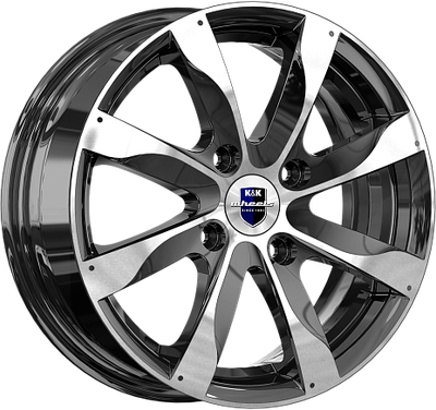 

Литой диск, Джемини 15x6" 4x100мм DIA 67.1мм ET 38мм Алмаз черный