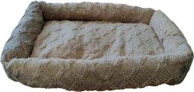 Лежанка для животных Лидер Тэкс Велсофт 01-ЛВ (XL, бежевый) - 
