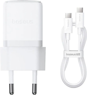 Зарядное устройство сетевое Baseus Palm 30W EU / P10111605213-01 (белый) - 