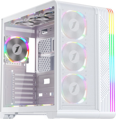 Корпус для компьютера 1stPlayer VT7 / VT7-WH-4FS7-W (белый, без БП) -