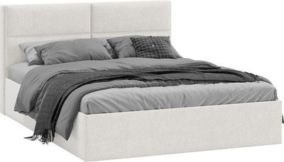 

Полуторная кровать, Глосс универсальная с ПМ и заглушиной Тип 1 140x200