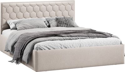 

Двуспальная кровать, Порто универсальная с ПМ и заглушиной 160x200