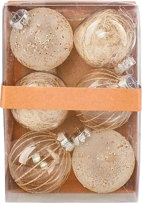 

Набор шаров новогодних, B8018WT