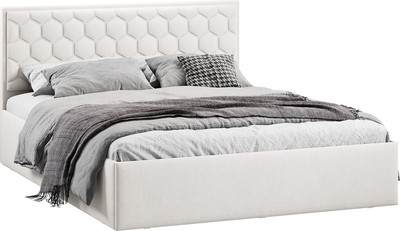 

Двуспальная кровать, Порто универсальная с ПМ и заглушиной 180x200