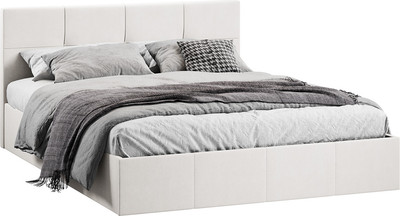 

Двуспальная кровать, Лора с ПМ мягкой обивкой и заглушиной 160x200