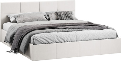 

Двуспальная кровать, Лора с ПМ мягкой обивкой и заглушиной 180x200