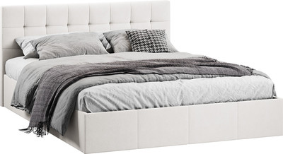 

Двуспальная кровать, Эмма с ПМ мягкой обивкой и заглушиной 160x200