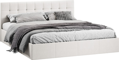 

Двуспальная кровать, Эмма с ПМ мягкой обивкой и заглушиной 180x200