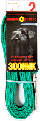 Поводок ZOONIK Капроновый / 11422-1 (зеленый) - 