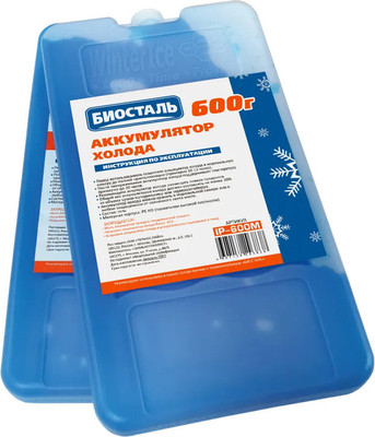 Набор аккумуляторов холода Биосталь IP-600М 600г 4647 (2шт) - 