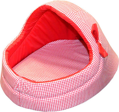 Домик для животных ZOONIK С бантиком / 22185-3 (красный) - 