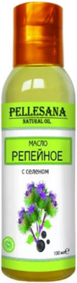 Масло косметическое Pellesana Репейное с селеном (100мл) - 