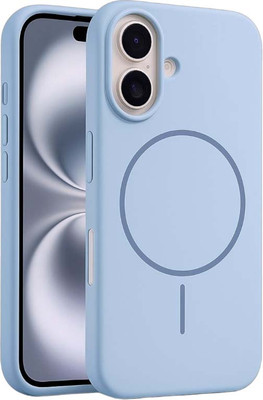 Чехол-накладка Bingo Silicone Magnetic для iPhone 17 (голубой) -