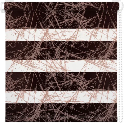 Рулонная штора АС МАРТ Айс 55x200 (коричневый) -