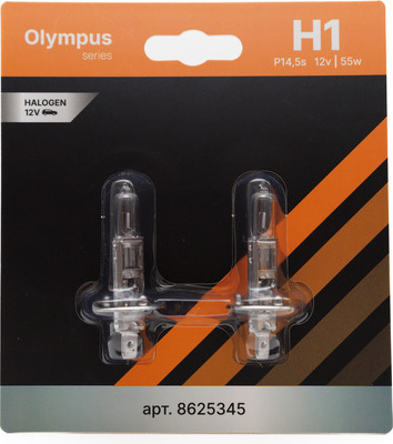 Комплект автомобильных ламп Storex Olympus H1.12V.55W / 8625345 (2шт) -