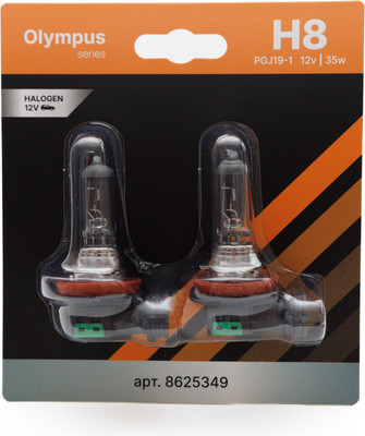 

Комплект автомобильных ламп, Olympus H8.12V.35W / 8625349