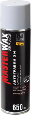 Антигравий MasterWax Service Каучуковый с эффектом шагрени 314 / MW031501 (650мл, серый) -