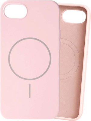 Чехол-накладка Bingo Silicone Magnetic для iPhone 16e (пудровый) - 