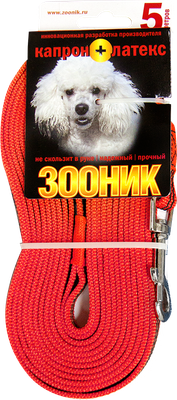 Поводок ZOONIK Капроновый / 11444-4 (красный) -