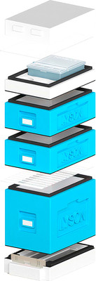 Улей Lyson Дадан На 6 Рамок / WDD58BW (синий/неокрашенный) -