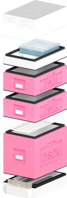 Улей Lyson Дадан На 6 Рамок / WDD58PW (розовый/неокрашенный) -