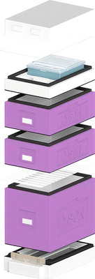 Улей Lyson Дадан На 6 Рамок / WDD58PUW (фиолетовый/неокрашенный) -