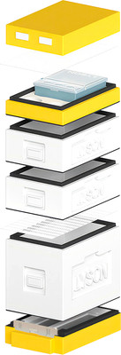 Улей Lyson Дадан На 6 Рамок / WDD58WY (неокрашенный/желтый) -