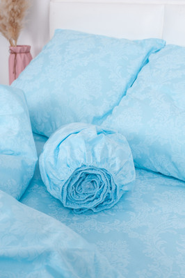 

Простыня, Аквамарин на резинке 160x200x25