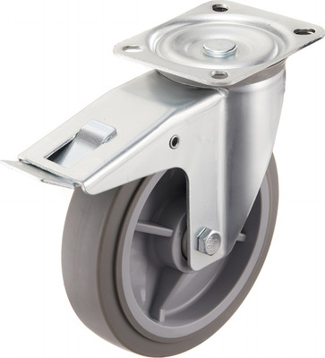 Опора колесная для тележки складской Стелла-техник N48200TPRB - 