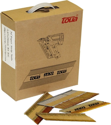 Гвозди для пистолета Toua D34 3.05х75мм Ri EG / 30575RIEG (2000шт) - 