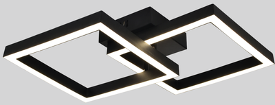 Потолочный светильник ESCADA 10258/2LED (черный) - 