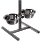 Подставка для мисок ZOONIK 08811-2 (металлик, с мисками) - 