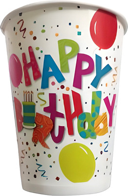 Набор бумажных стаканов Лекс Вечеринка (6шт, 200мл) - 