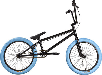 Велосипед STARK Madness BMX 4 2025 (серо-фиолетовый/черный/синий, разобранный, в коробке) - 