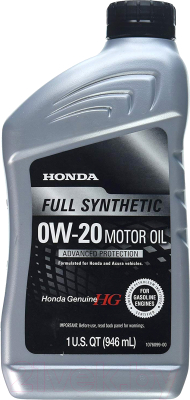 Моторное масло Honda Full Synth 0W20 / 087989063 (1л)
