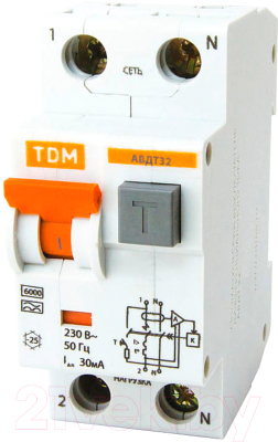 Дифференциальный автомат TDM SQ0202-0030 