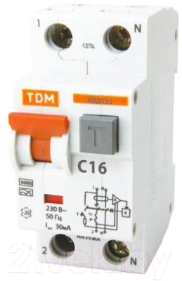 Дифференциальный автомат TDM SQ0202-0033