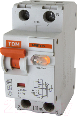 Дифференциальный автомат TDM SQ0202-0036
